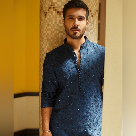 Faiza saqlain mens kurta shalwar - Picture 3 of 7